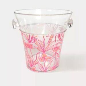 Lilly Pulitzer Acrylic Bottle Chiller Resort White Lovely Long Stems NWT